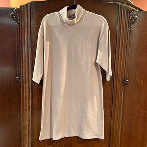Zara turtle neck cotton mini dress.